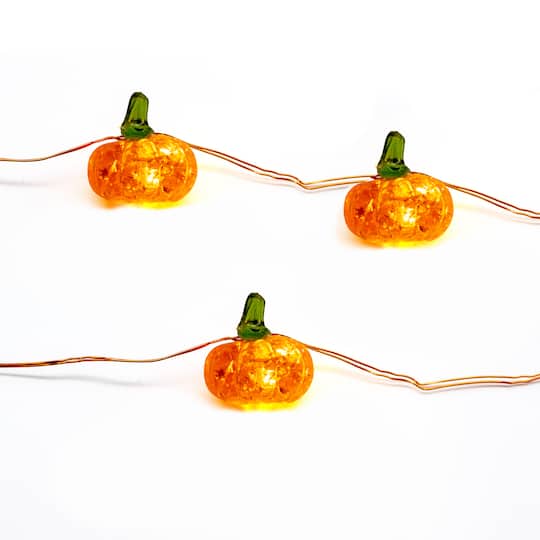 12ct. Pumpkins Icon LED String Lights by Ashland®
